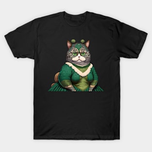 Victorian Cat T-Shirt